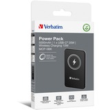 Verbatim Charge 'n' Go Lithium Polymère (LiPo) 5000 mAh Recharge sans fil Noir, Powerbank Noir, 5000 mAh, Lithium Polymère (LiPo), Quick Charge 3.0, Recharge sans fil, Noir