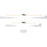 be quiet! IO Cable Kit 30/70-6, Câble Blanc