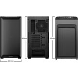 be quiet! PURE BASE 501 Airflow Window boîtier midi tower Noir | 2x USB-A | 1x USB-C | Verre Trempé