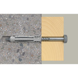 fischer Cheville à expansion SX Plus 12x60 Gris clair