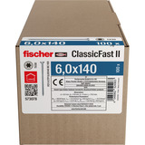 fischer Fischer ClassicFast FCFII 6,0x140 SK TX TG 100, Vis 