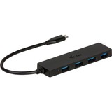 i-tec Advance USB-C Slim Passive HUB 4 Port, Hub USB Noir, USB 3.2 Gen 2 (3.1 Gen 2) Type-C, USB 3.2 Gen 1 (3.1 Gen 1) Type-A, 5000 Mbit/s, Noir, 0,2 m, Apple MacBook 2015, Chromebook Pixel 2015, Acer Switch Alpha 12, Dell XPS 13, HP EliteBook Folio G