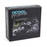Alphacool Raccord Eiszapfen PRO 16mm HardTube G1/4 - Blanc, Connecteur Blanc