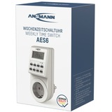 Ansmann Minuterie hebdomadaire AES6, Minuteur Blanc