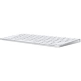 Apple Magic clavier USB + Bluetooth Anglais américain Aluminium, Blanc Argent/Blanc, Layout États-Unis, 60%, USB + Bluetooth, Aluminium, Blanc