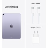 Apple iPad Air 5G LTE 256 Go 27,7 cm (10.9") Apple M 8 Go Wi-Fi 6 (802.11ax) iPadOS 15 Violet tablette 10.9" Violet, 27,7 cm (10.9"), 2360 x 1640 pixels, 256 Go, 8 Go, iPadOS 15, Violet