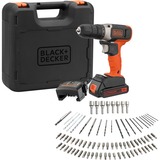 BLACK+DECKER Perceuse-visseuse sans fil BCD001C1, 18 volts, Perceuse/visseuse Orange/Noir