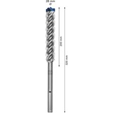 Bosch Expert Foret SDS Max-8X, Perceuse Marteau perforateur, Hammer drill bit, 2,8 cm, 320 mm, Béton, pierre, 20 cm