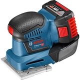 Bosch GSS 18V-10 ponceuse portative, L-BOXX, sans batterie ni chargeur, Ponceuse vibrante Bleu, Velcro, Batterie, 5 Ah, 18 V, 113 mm, 200 mm