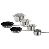 Bosch HEZ9SE060 lot de casseroles, Ensemble de pot Acier inoxydable, Noir, Acier inoxydable, Vitrocéramique, Induction, Plaque étanche, 9,05 kg, 230 x 390 x 590 mm, 10 kg