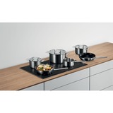 Bosch HEZ9SE060 lot de casseroles, Ensemble de pot Acier inoxydable, Noir, Acier inoxydable, Vitrocéramique, Induction, Plaque étanche, 9,05 kg, 230 x 390 x 590 mm, 10 kg