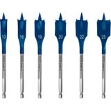Bosch Set de forets plats Expert Self Cut Speed, 6 pièces, Ø 13 - 25mm, Jeu de mèches de perceuse 