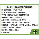 COBI Sd.Kfz. 184 Ferdinand, Jouets de construction 