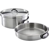 Campingaz Ensemble de casseroles Kit Trekking, 3 pièces, Ensemble de pot Acier inoxydable