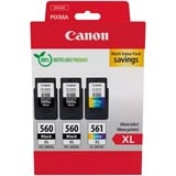 Canon 3712C009 cartouche d'encre 3 pièce(s) Original Rendement élevé (XL) Noir, Cyan, Magenta, Jaune Rendement élevé (XL), Noir, Cyan, Magenta, Jaune, 3 pièce(s), Multi pack