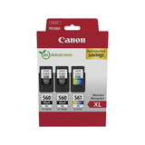 Canon 3712C009 cartouche d'encre 3 pièce(s) Original Rendement élevé (XL) Noir, Cyan, Magenta, Jaune Rendement élevé (XL), Noir, Cyan, Magenta, Jaune, 3 pièce(s), Multi pack