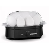 Cloer 6080, Cuiseur à oeufs Noir, 6 œufs