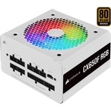 Corsair CX650F RGB, 650 Watt, Alimentation Blanc, 4x PCIe, Full Cable Management