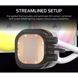 Corsair NAUTILUS 240 RS ARGB Reconditionné, Watercooling Blanc