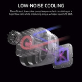 Corsair NAUTILUS 240 RS ARGB Reconditionné, Watercooling Blanc