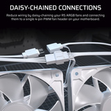Corsair NAUTILUS 240 RS ARGB Reconditionné, Watercooling Blanc
