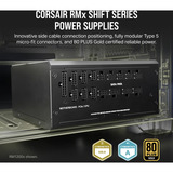 Corsair RM750x SHIFT 80 PLUS Gold Reconditionné alimentation  modulaire 750 watt Noir, 1x 12V-2x6, 2x PCIe