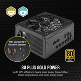 Corsair RM750x SHIFT 80 PLUS Gold Reconditionné alimentation  modulaire 750 watt Noir, 1x 12V-2x6, 2x PCIe