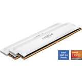 Crucial DIMM 32 GB DDR5-6400 (2x 16 GB) Kit double, Mémoire vive Blanc