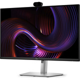 Dell Webcam Monitor 27" Noir, 1x DisplayPort, 1x HDMI, 2x USB-C, 3x USB-A, 1x RJ-45, 68,6 cm (27"), 2560 x 1440 pixels, Quad HD, LCD, 8 ms, Noir, Argent