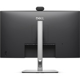 Dell Webcam Monitor 27" Noir, 1x DisplayPort, 1x HDMI, 2x USB-C, 3x USB-A, 1x RJ-45, 68,6 cm (27"), 2560 x 1440 pixels, Quad HD, LCD, 8 ms, Noir, Argent