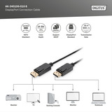 Digitus AK-340106-010-S, Câble Noir