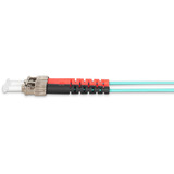 Digitus Câble de raccordement LWL, duplex, connecteur ST > ST, multimode OM3 Turquoise