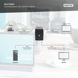 Digitus DN-170063, UPS Noir