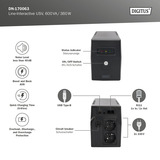 Digitus DN-170063, UPS Noir