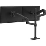 Ergotron Bras empilable double LX avec trépied haut, Support de moniteur Noir, Tall Pole, Matte Black, Pince, 20 kg, 101,6 cm (40"), 100 x 100 mm, Réglage de la hauteur, Noir