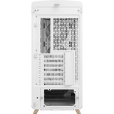Fractal Design Summit Chalk White TG Clear Tint boîtier midi tower Blanc/bois | 2x USB-A | 1x USB-C | Window