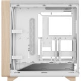 Fractal Design Summit boîtier midi tower Blanc/bois | 2x USB-A | 1x USB-C | Window