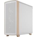 Fractal Design Summit boîtier midi tower Blanc/bois | 2x USB-A | 1x USB-C | Window