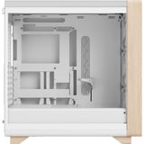 Fractal Design Summit boîtier midi tower Blanc/bois | 2x USB-A | 1x USB-C | Window