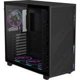 GIGABYTE C400 Midi Tower Noir, boîtier pc Noir | 2x USB-A | 1x USB-C | RGB | Verre trempé