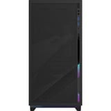 GIGABYTE C400 Midi Tower Noir, boîtier pc Noir | 2x USB-A | 1x USB-C | RGB | Verre trempé
