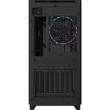 GIGABYTE C400 Midi Tower Noir, boîtier pc Noir | 2x USB-A | 1x USB-C | RGB | Verre trempé