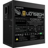 GIGABYTE UD750GM PG5 V2 Bloc d’Alimentation – PCIe Gen 5.1, 80 PLUS Gold, Conception entièrement modulaire, Ventilateur 120 mm, Compatible ATX 3.1, Prise EU, 750 Watt alimentation  Noir, 80 PLUS Gold, Conception entièrement modulaire, Ventilateur 120 mm, Compatible ATX 3.1, Prise EU, 750 W, 100 - 240 V, 50/60 Hz, 12 - 6.5 A, Actif, 105 W
