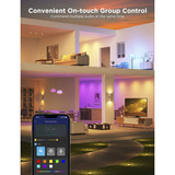 Govee Ampoule Intelligente RGBWW GU10, Lampe à LED Ampoule intelligente, Wi-Fi/Bluetooth, Blanc, LED, GU10, Multi