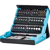 Hazet 2200SC-3, Set d'embouts de vissage Noir/Bleu