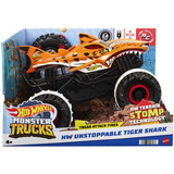 Hot Wheels Monster Trucks HGV87 véhicule pour enfants, Voiture télécommandée Monster truck, 4 an(s), AA, Plastique, Noir, Orange