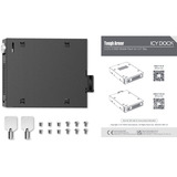 Icy Dock MB601V5K-B, Cadrage Noir