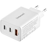 Intenso Power Adapter W65ACC GaN chargeur Blanc, 2x USB-C, 1x USB-A