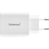 Intenso Power Adapter W65ACC GaN chargeur Blanc, 2x USB-C, 1x USB-A