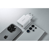 Intenso Power Adapter W65ACC GaN chargeur Blanc, 2x USB-C, 1x USB-A